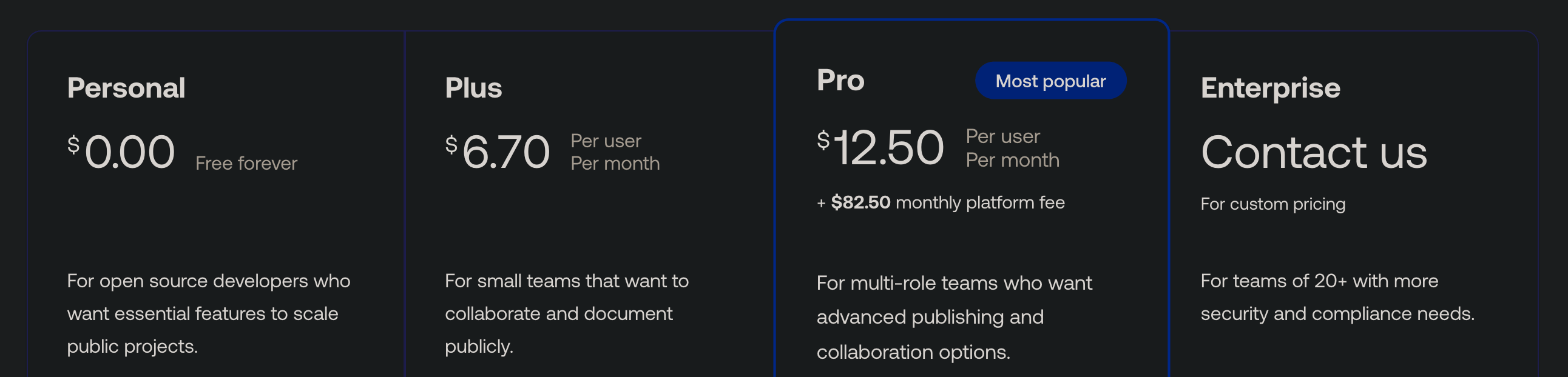 gitbook.com/pricing